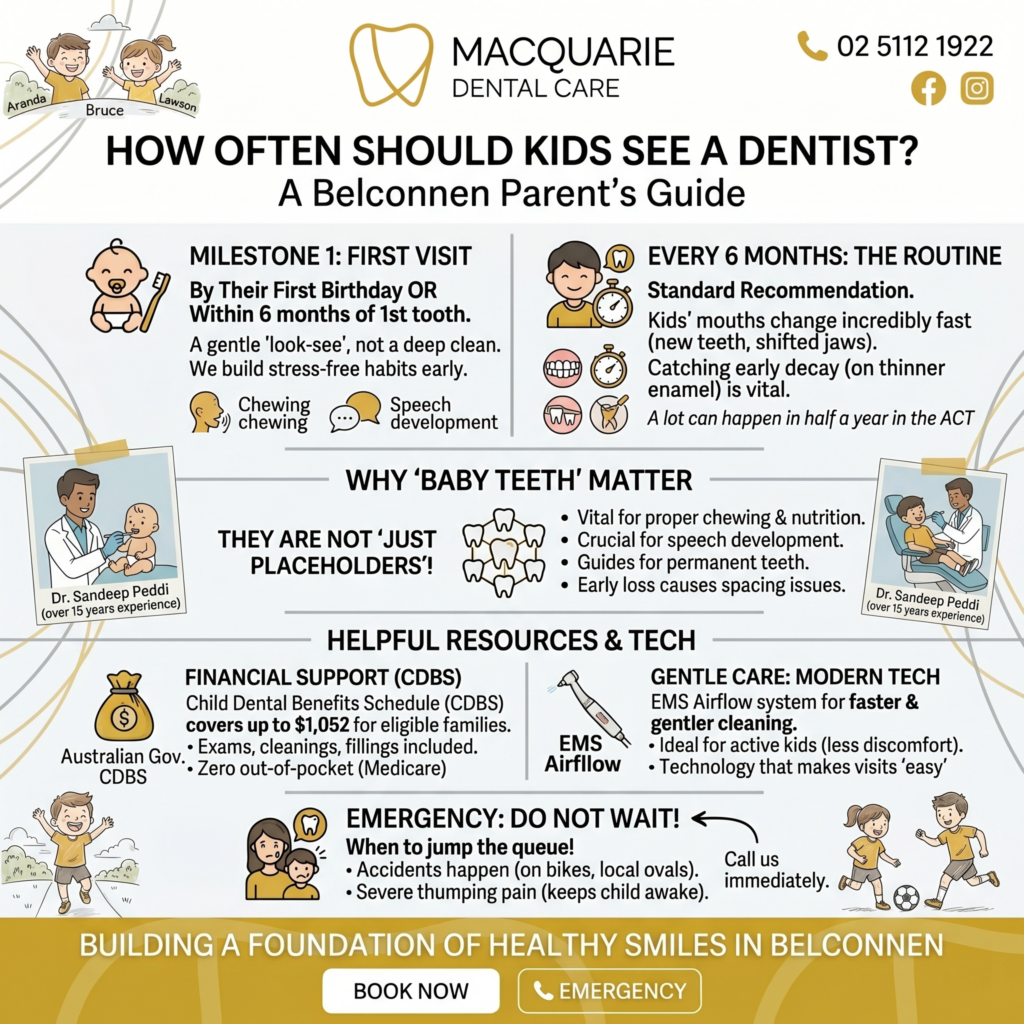 How Often Should Kids See a Dentist? A Belconnen Parent’s Guide
